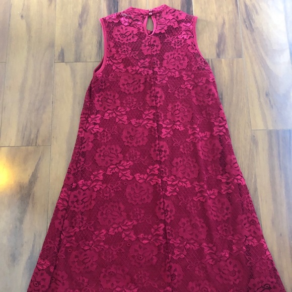 Red Lace Dress - Picture 3 of 4